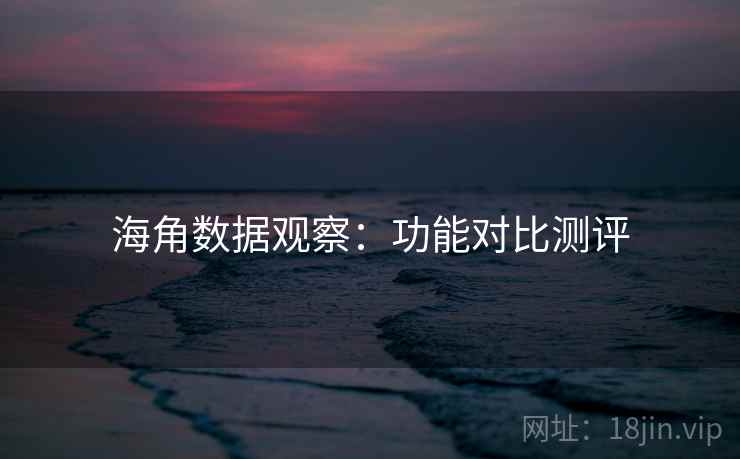 海角数据观察:功能对比测评